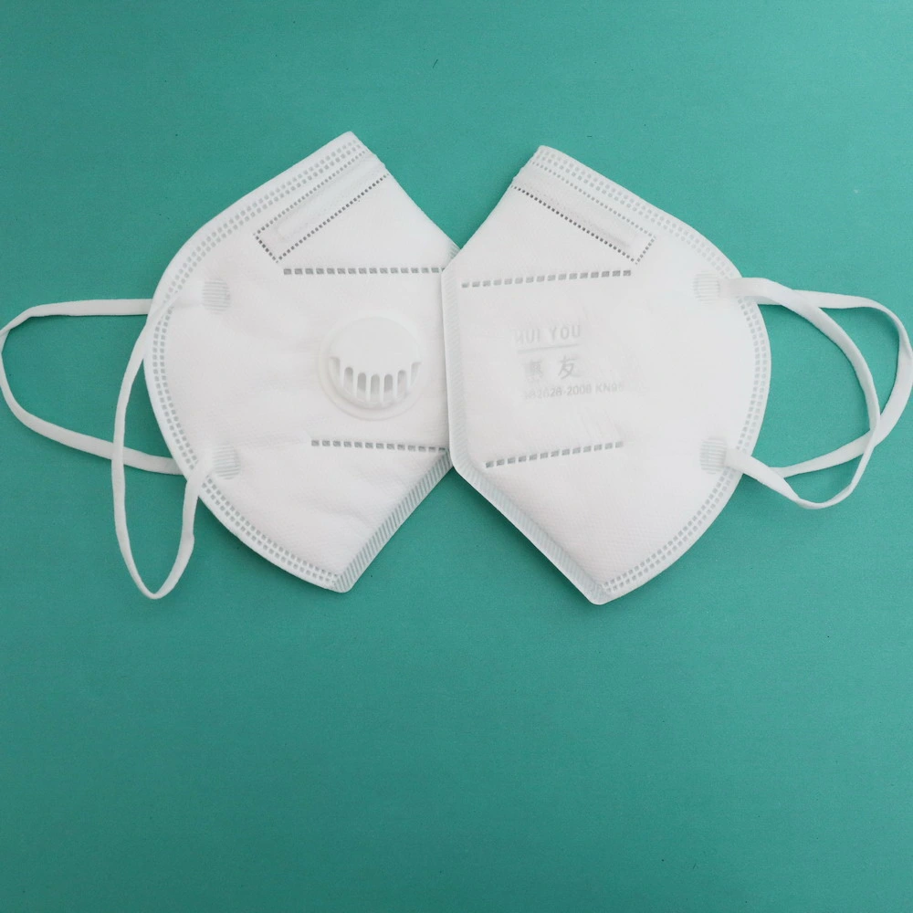 Disposable Kn95 Masks of Filtration 95/ with Earloops /White Colour Face Mask Disposable Non Woven Melt Blown Cloth Bfe 95%