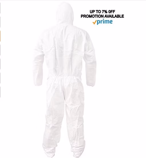 PPE-Plus White Color PP+ PE Material Protective Clothing