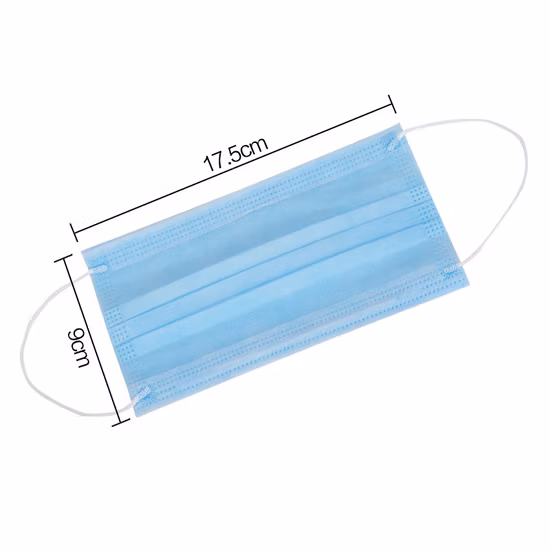 Three Layer Non-Woven Mask 90%Contains Melt Blown Cloth