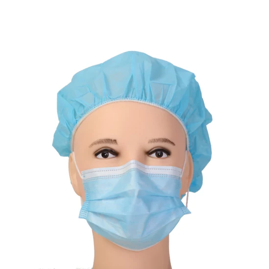 Одноразовая маска оптом Стандарт CE Одноразовая хирургическая больница Синяя маска для лица 50 шт. В коробке En 14683 Пылезащитная ушная маска для лица Больница медицинского назначения