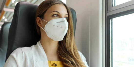 Одноразовая гражданская маска с фабрики, защитная пылезащитная ткань для взрослых, трехслойная CE/FDA/ISO